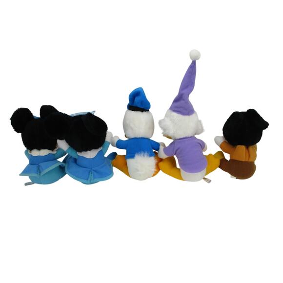 Vintage Disney Mickey's Christmas Carol Plush Stuffed Toys 1984 lot of 5 - Picture 4 of 5